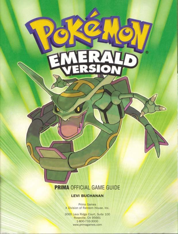 Pokemon Emerald (Prima Official Game by Black, Fletcher